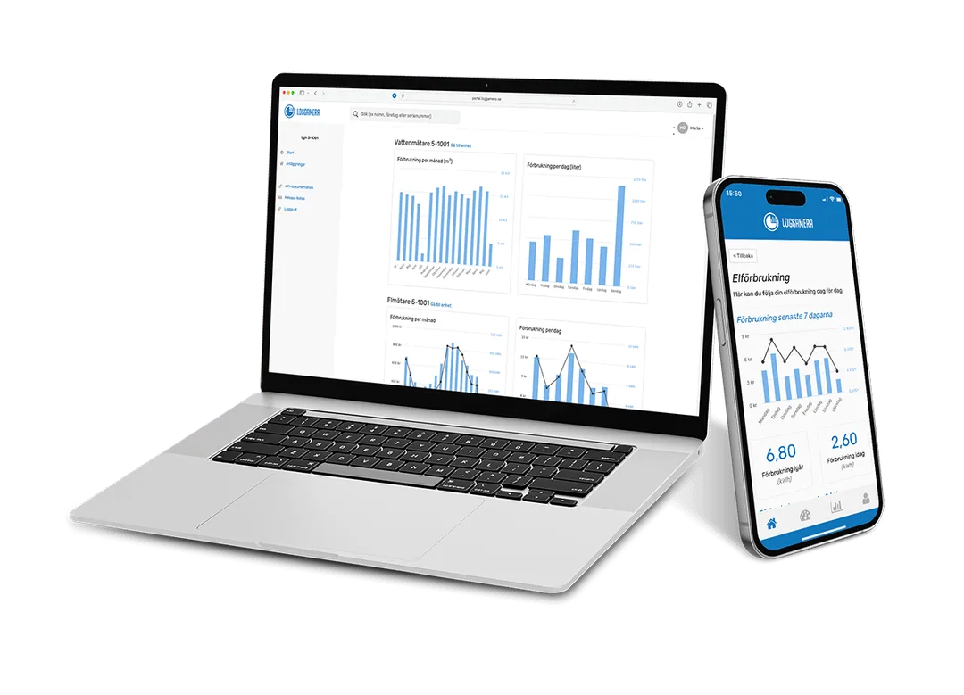 Loggamera erbjuder webbportal och boendeapp.