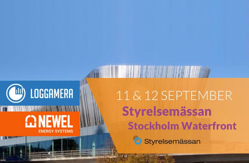 Loggamera och NEWEL på Styrelsemässan 2024 september